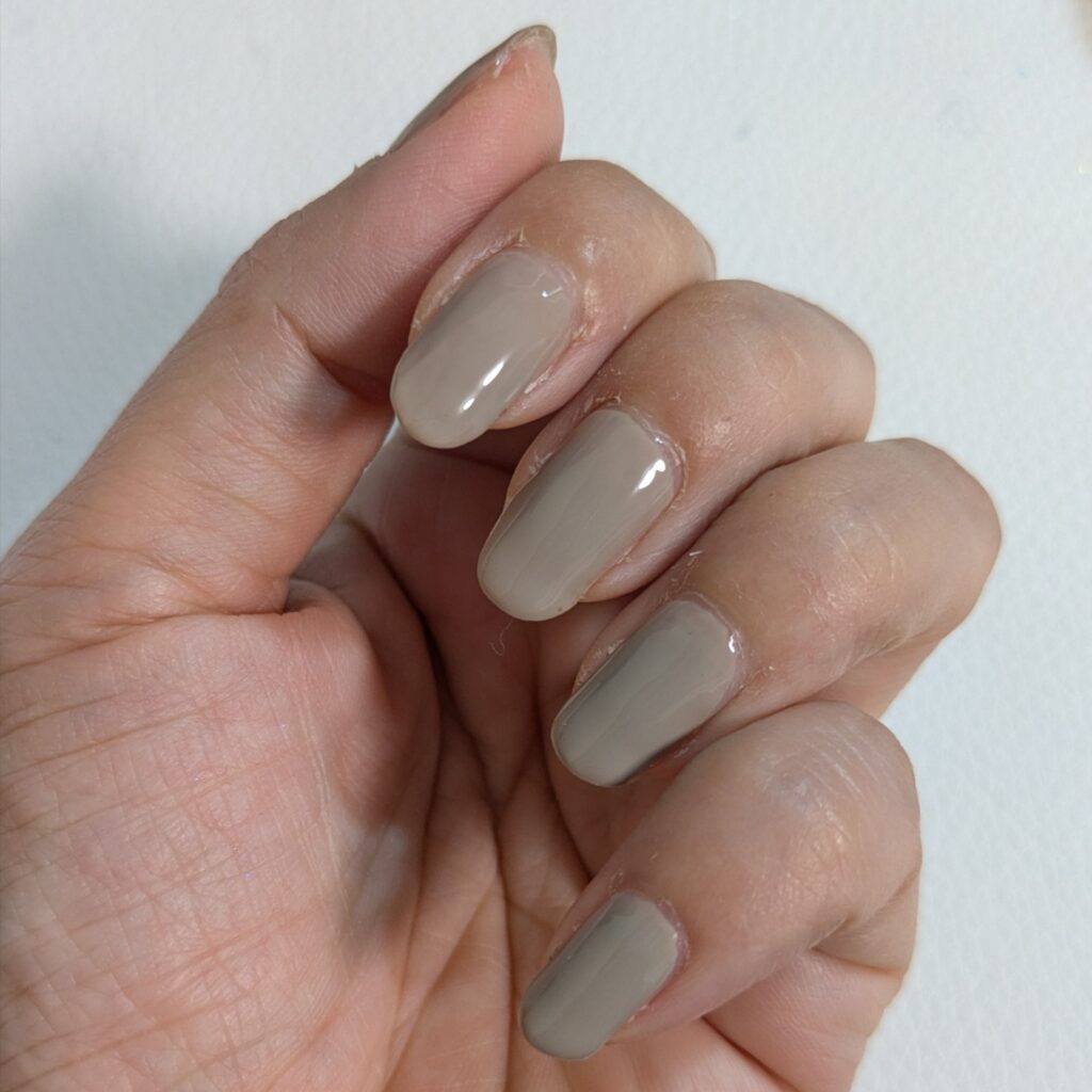 ベースカラー1コート後